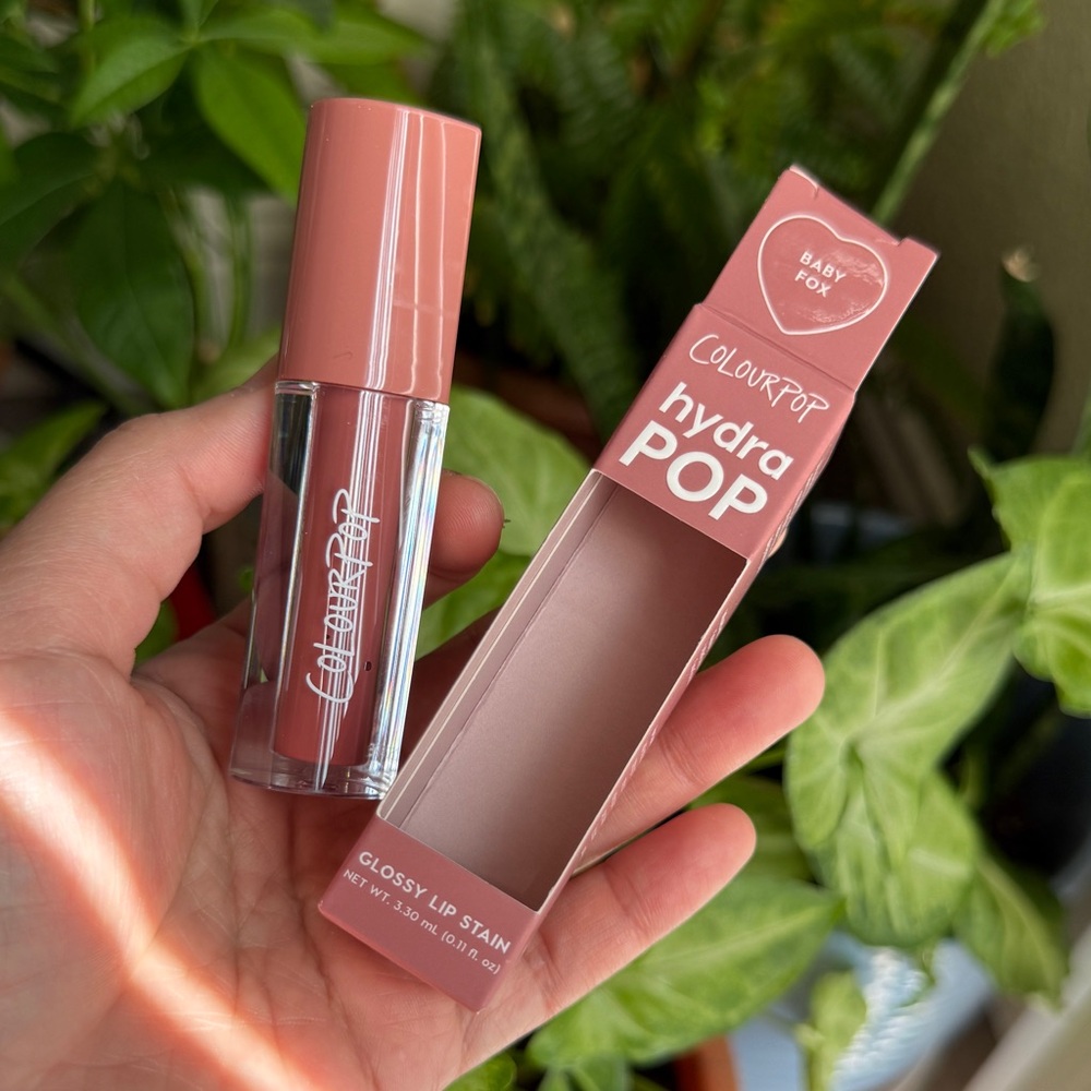 ColourPop HydraPop Glossy Lip Stain – Shade Baby Fox (Warm Nude) – New - Picture 3 of 4